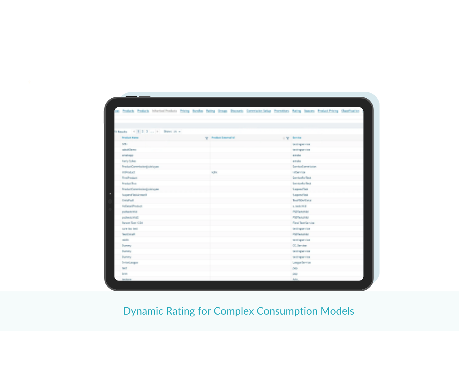 Dynamic Rating for Complex Consumption Models