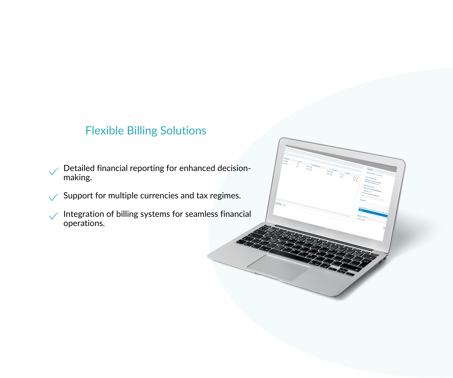 Flexible Billing Solutions