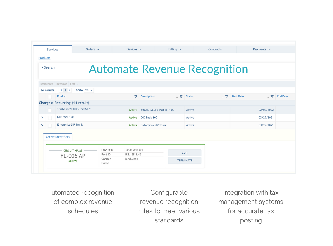 Compliant and Timely Financial Recognition