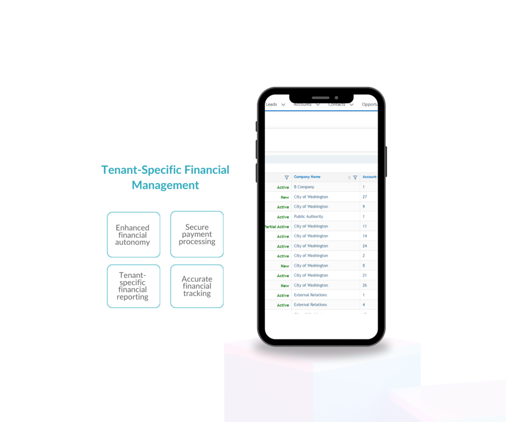 Tenant-Specific Financial Management