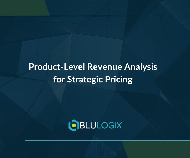 Product Level Revenue Analysis for Strategic Pricing