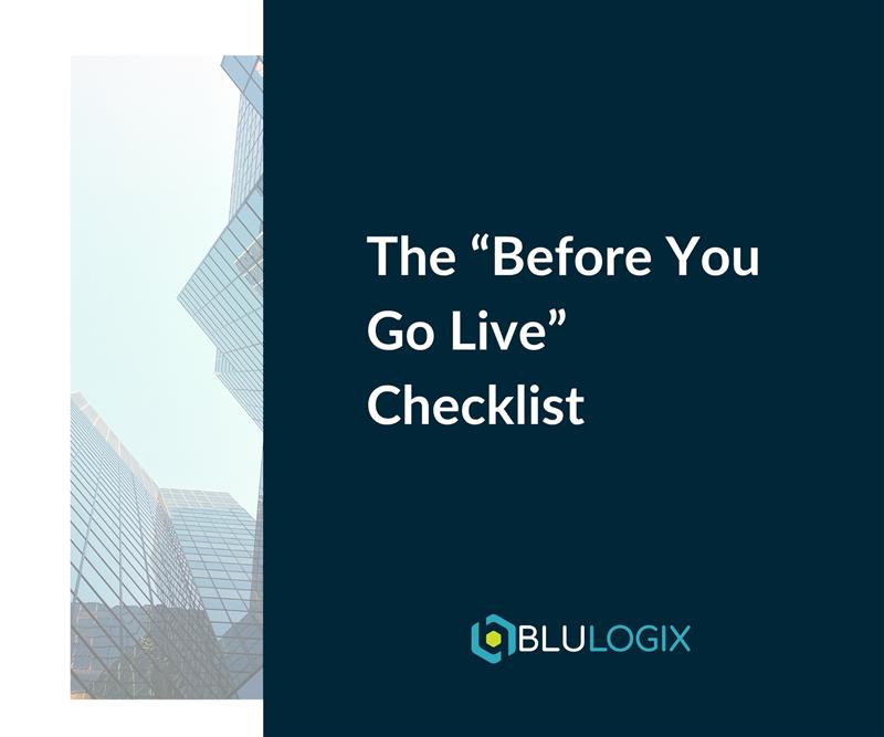 The “Before You Go Live” Checklist