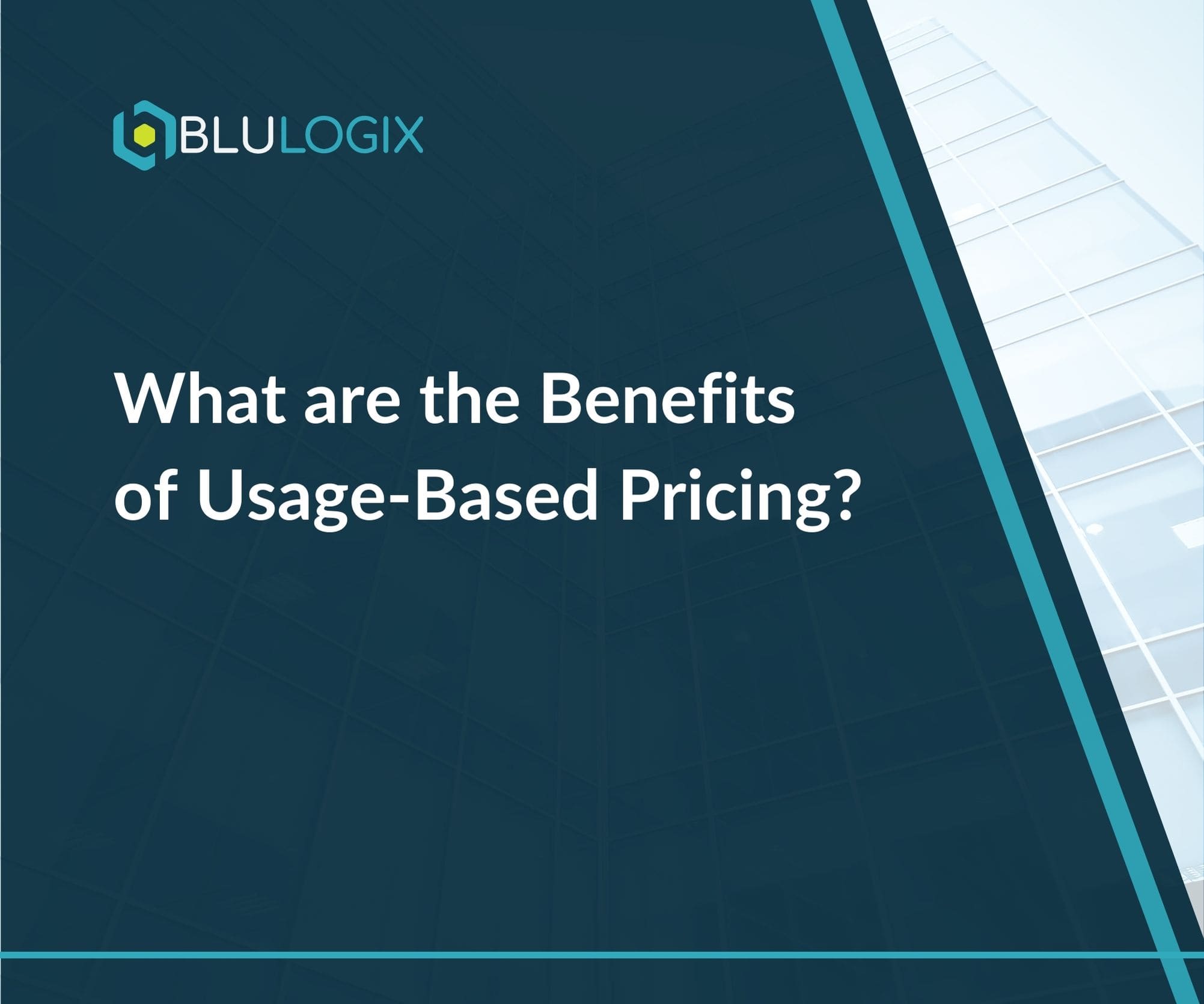 What are the Benefits of Usage Based Pricing